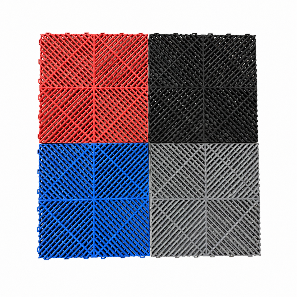 Baldosa Modular 40x40 PVC Azul