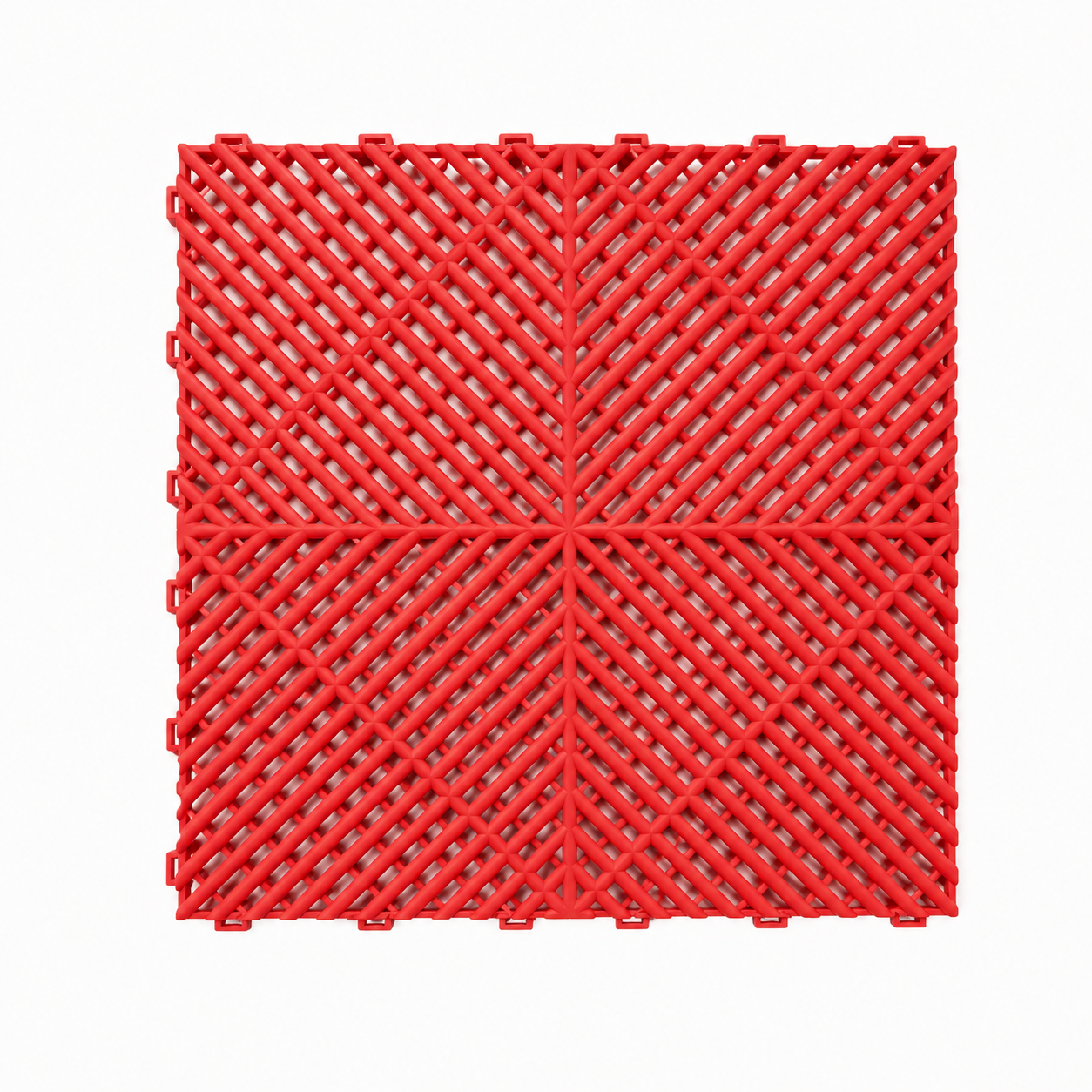 Baldosa Modular 40x40 PVC Rojo