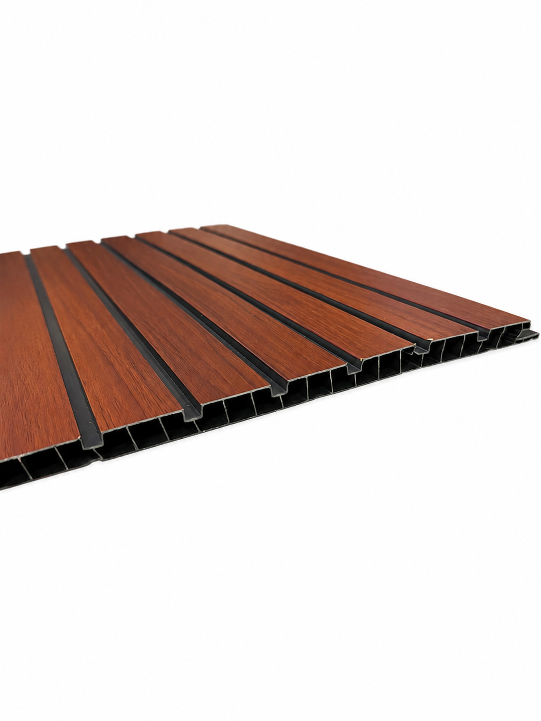 Panel PVC Ranurado Flat Nogal 30x240