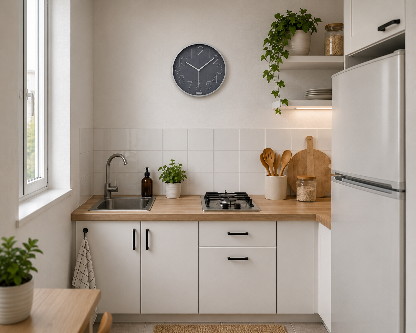 Reloj De Pared 25cm Gris
