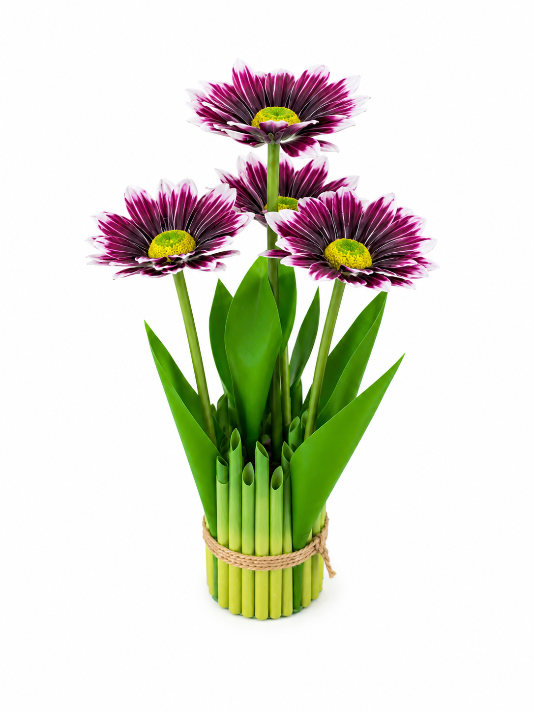 Planta Artificial Yerbera Violeta 32cm