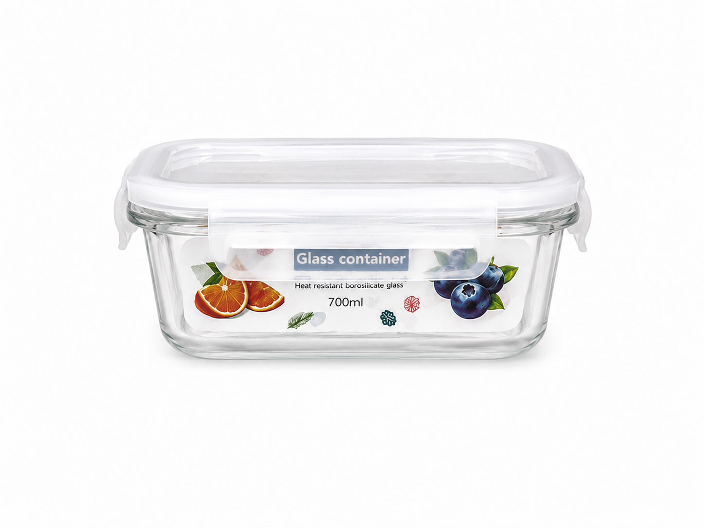 Vianda De Vidrio 700ml Blanca