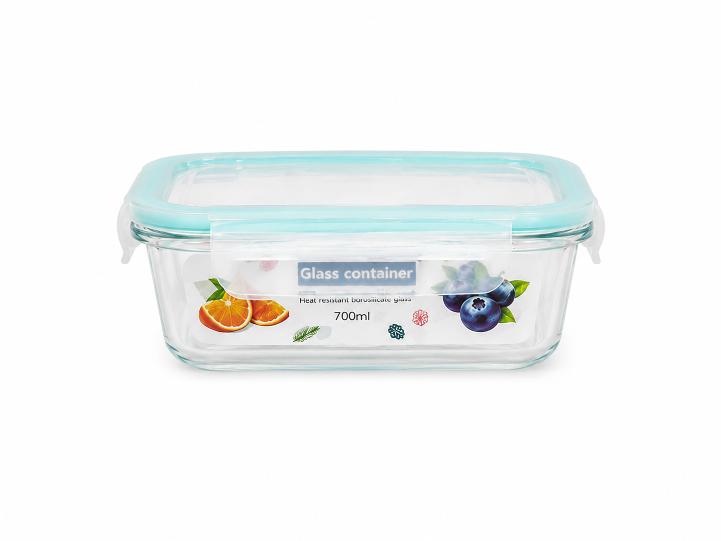 Vianda De Vidrio 700ml Turquesa