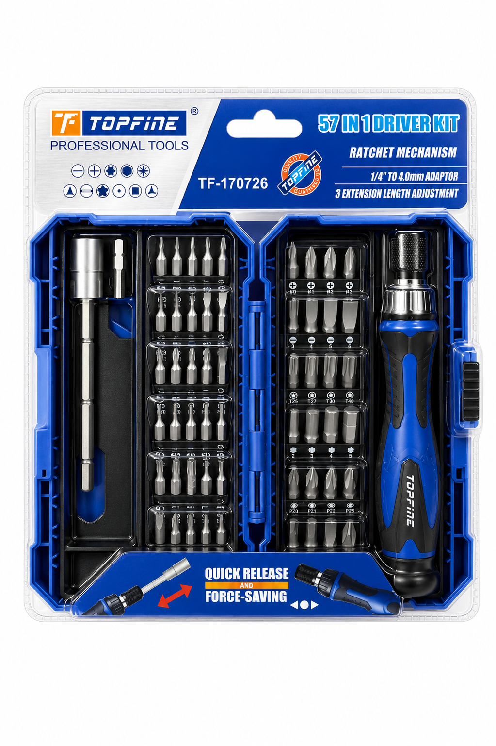 Destornillador De Precisión Topfine Set 57 en 1