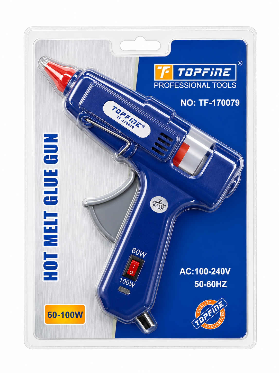 Pistola Silicona Caliente 60-100W Topfine
