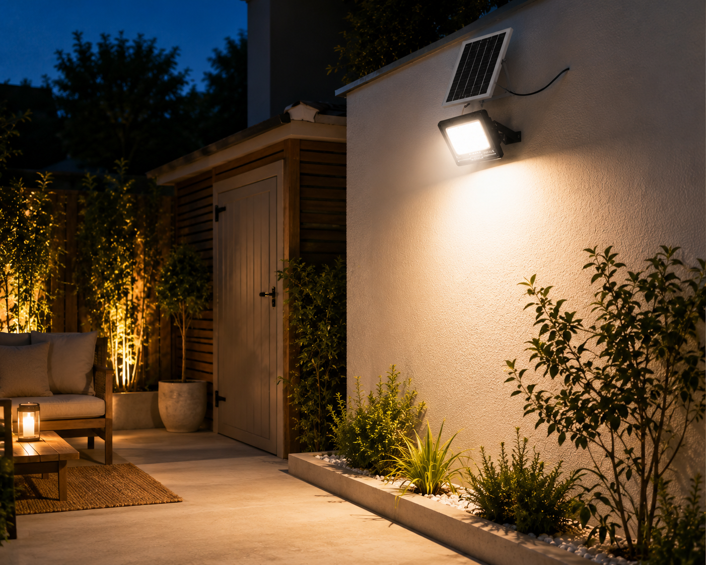 Foco Solar LED 200W Con Sensor