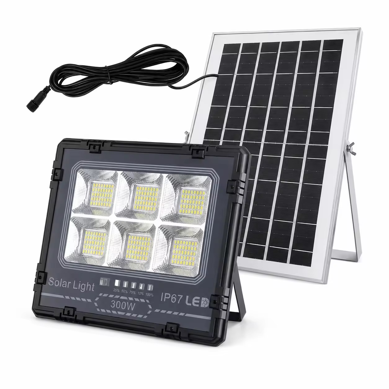 Foco Solar LED 300W Con Sensor