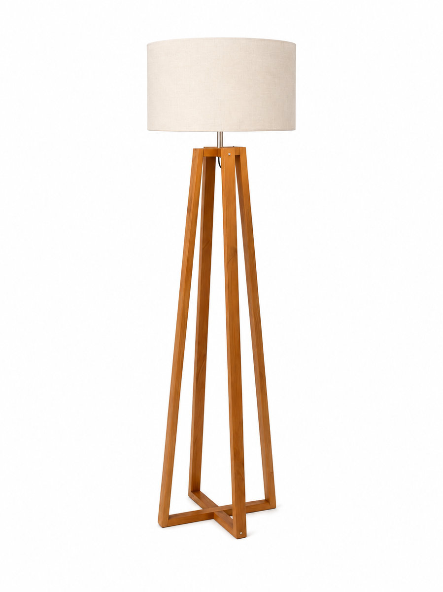 Lámpara De Pie Cloé Blanca 40x150cm