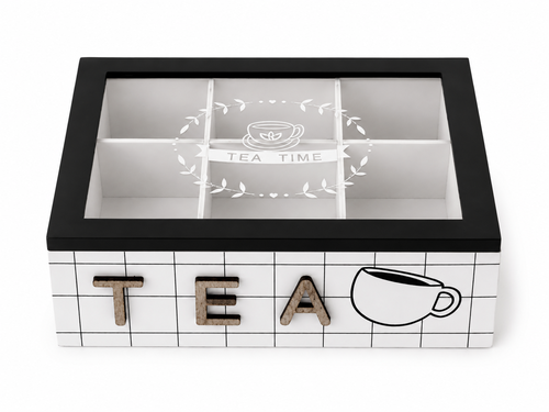 Caja De Té 6 Divisiones Grid
