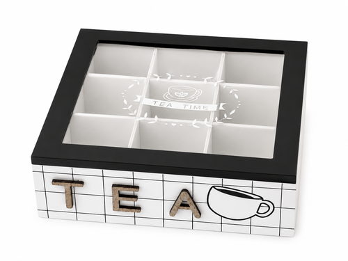 Caja de Té 9 Divisiones Grid