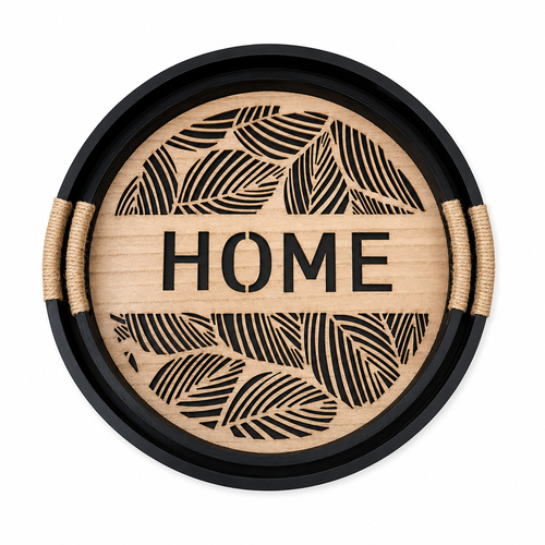 Bandejas Madera Set 2ud Home