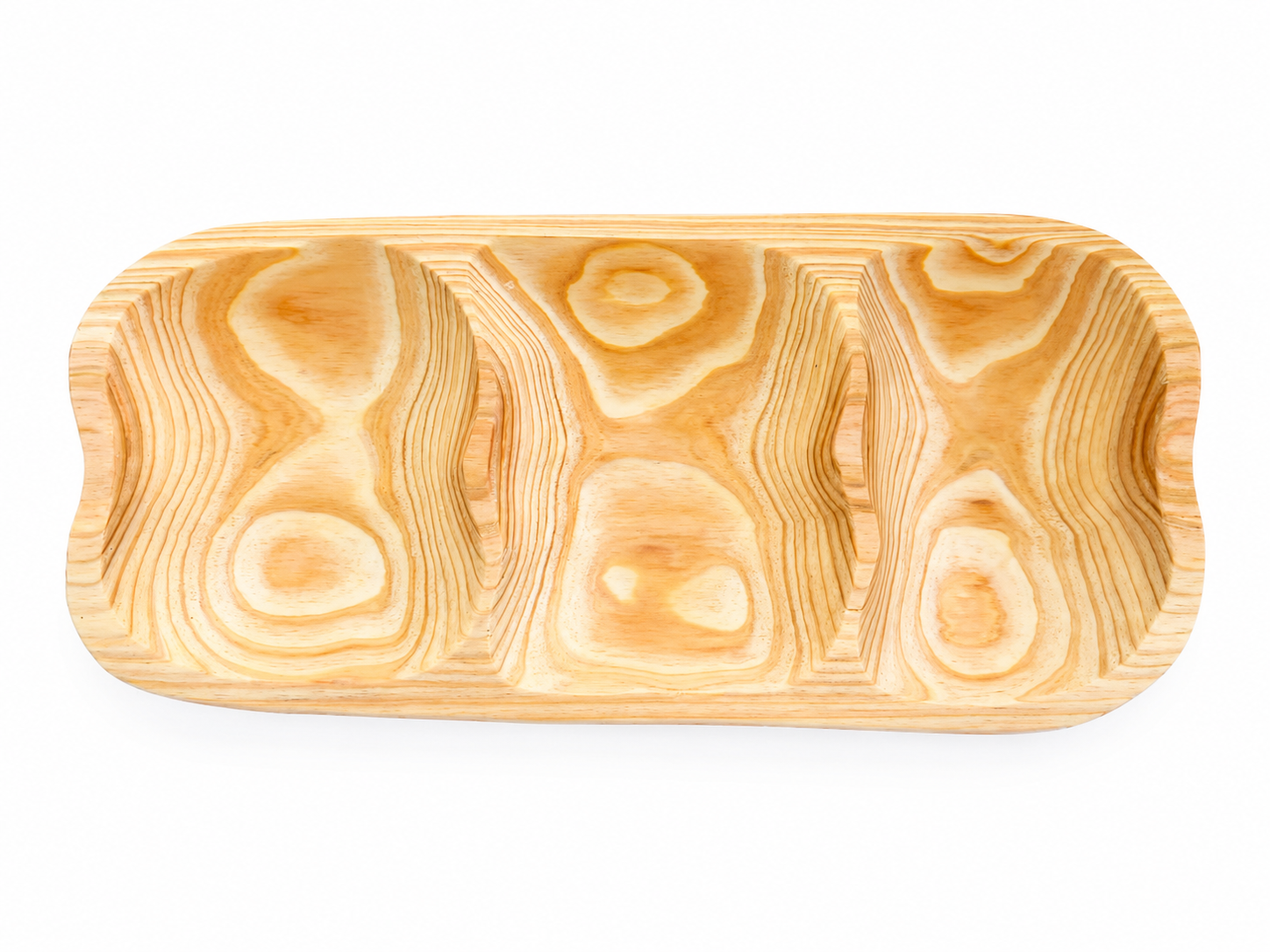 Copetinero Madera 3 Divisiones 40x18x3.5