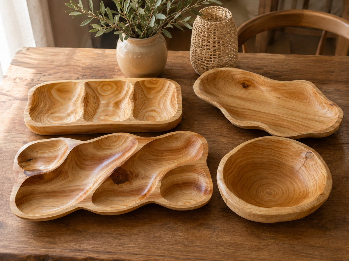 Bowl De Madera 24x7cm
