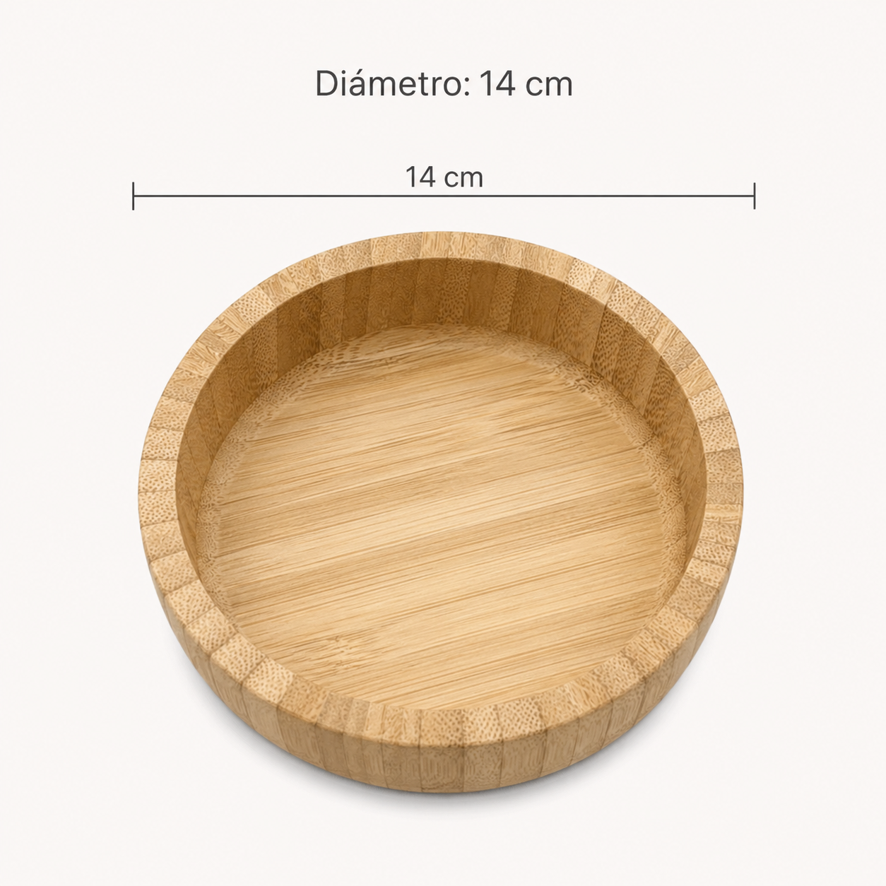 Bowl De Bambú 14cm
