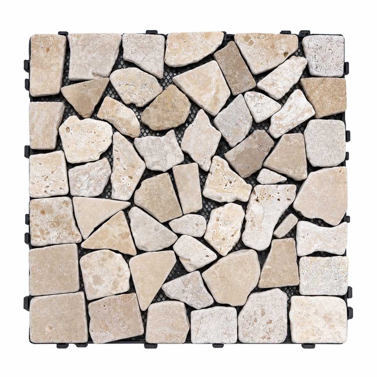 Baldosa Encastrable Piedra Clara 30x30