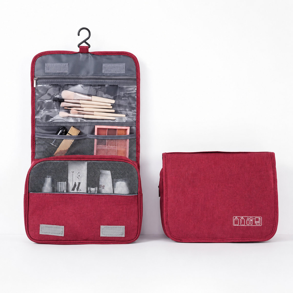 Necessaire De Viaje Rojo