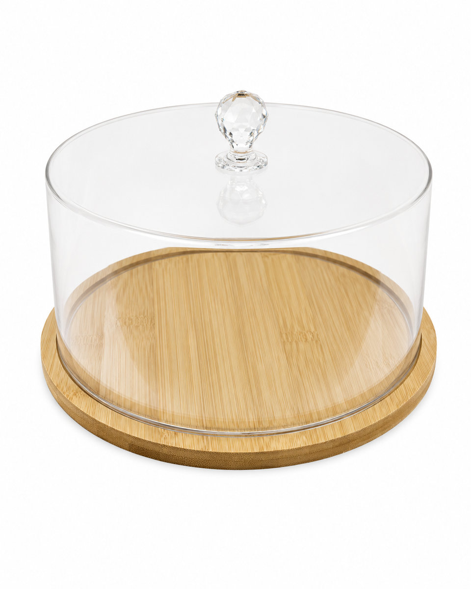 Campana Para Tortas Bambú 28x28
