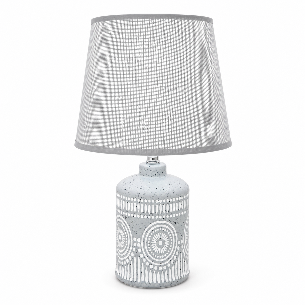Lámpara De Mesa Cerámica Mandala