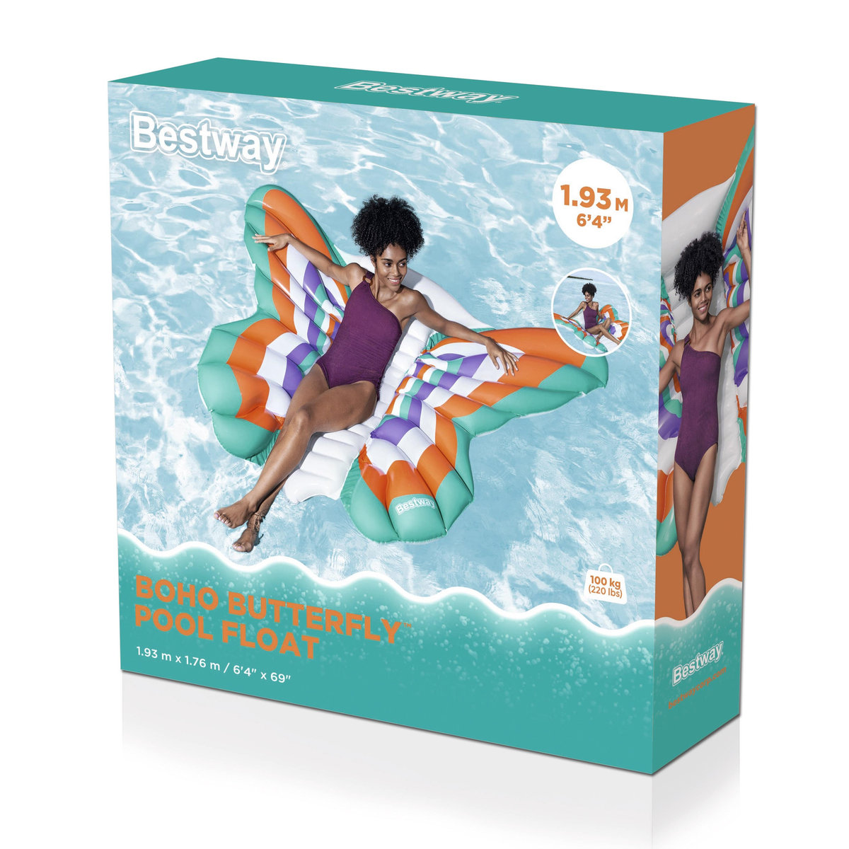 Colchoneta Mariposa Boho Chic +12 Bestway 43963