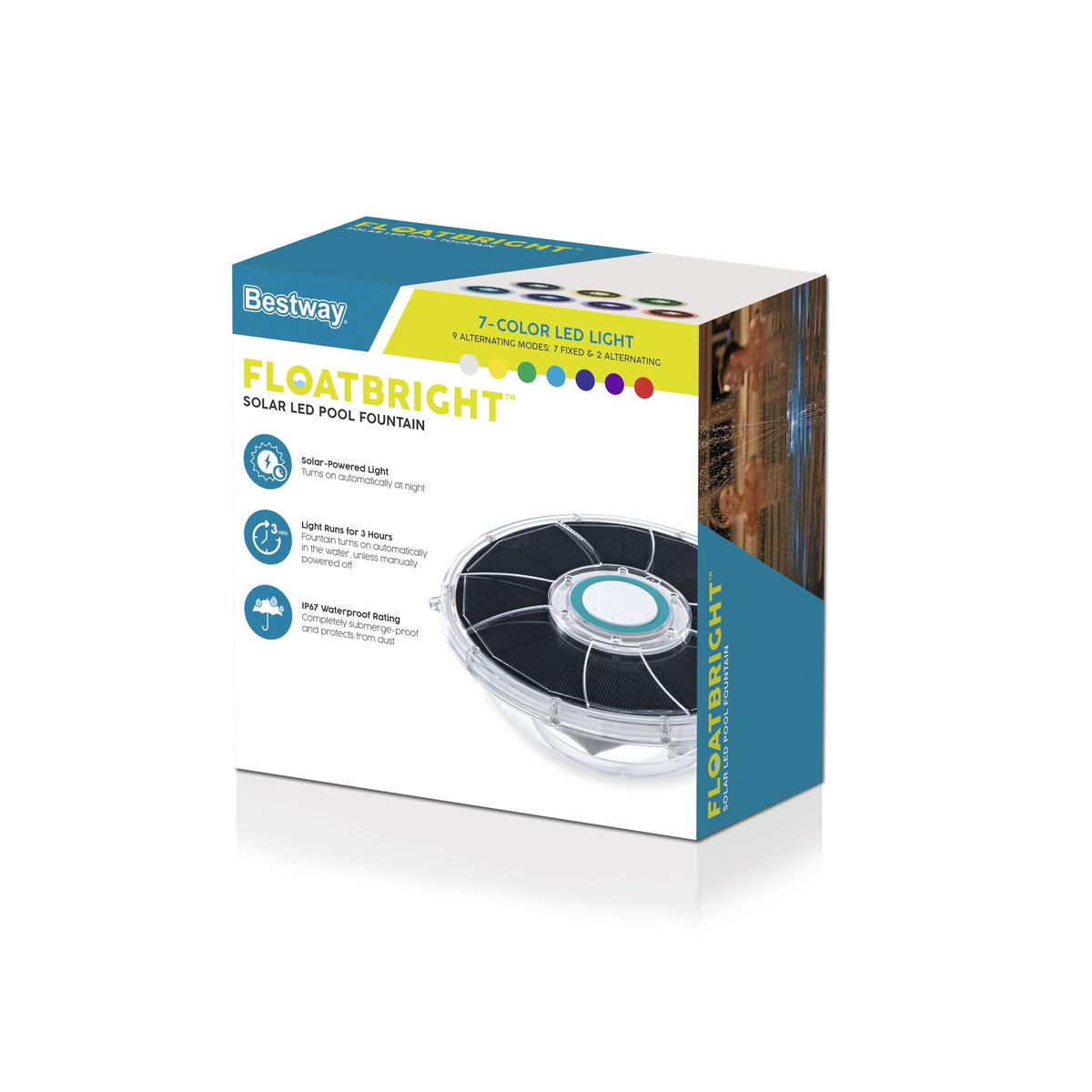 Fuente De Piscina LED Solar 58849 Bestway