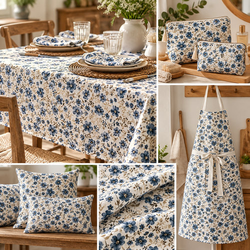 Loneta Estampada Ciri Azul 2.80