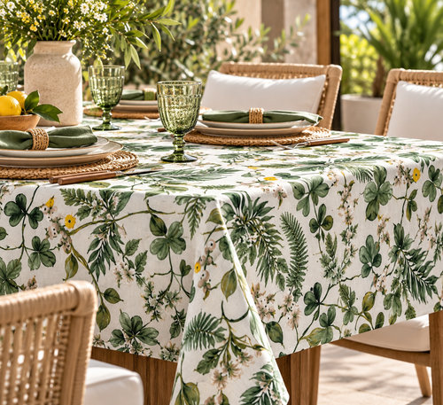 Loneta Estampada Saona Beige 2.80