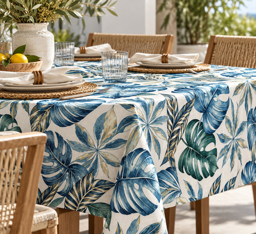 Loneta Estampada Brugal Azul 2.80