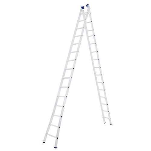 Escaleras Extensibles 2x15 Escalones Aluminio Mor