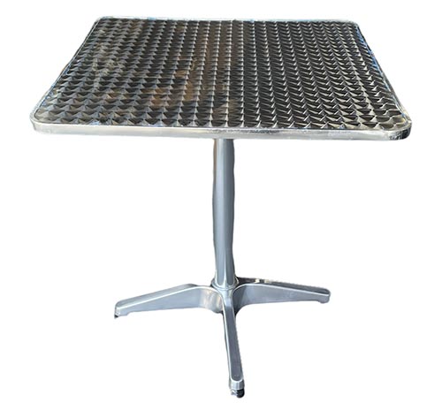 Mesas De Aluminio 70x70cm