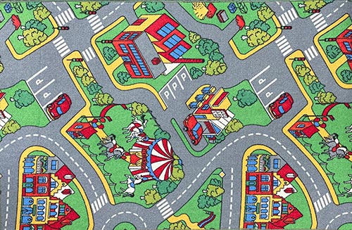 Alfombra Infantil O-Rally 1.50x2.00Mt.