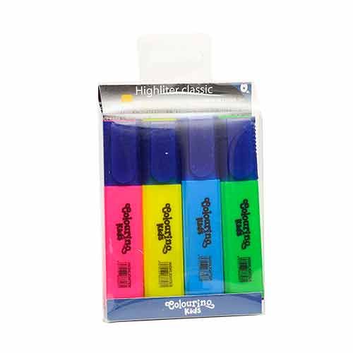 Resaltadores Set 4 Unidades De Diferente Color