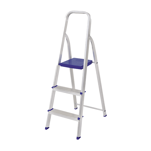 Escaleras De 3 Escalones Aluminio Mor