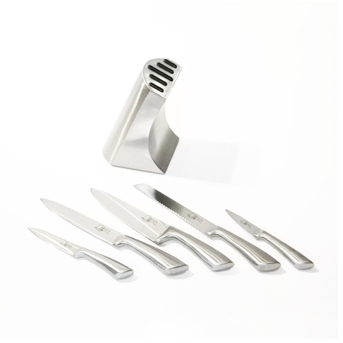 Cuchillos Set En Base De Acero Inoxidable
