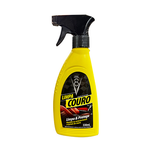 Limpia Protector Cueros Autos V8 330cc