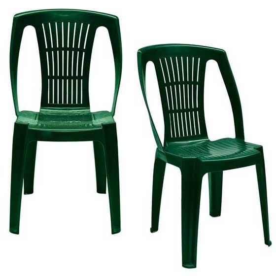 Silla De Plástico Stella Verde