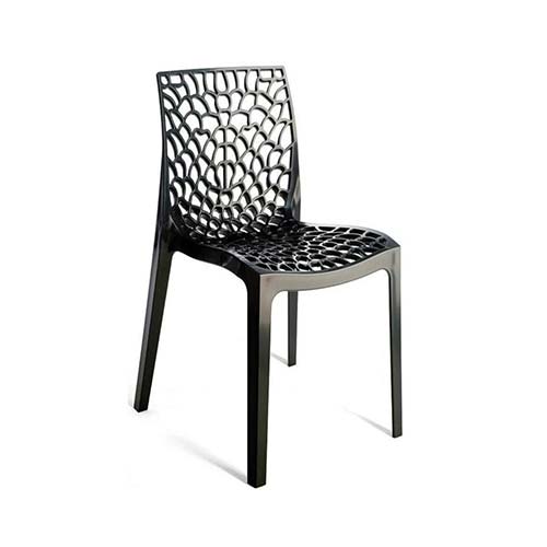 Silla Resina Donna Color Negro