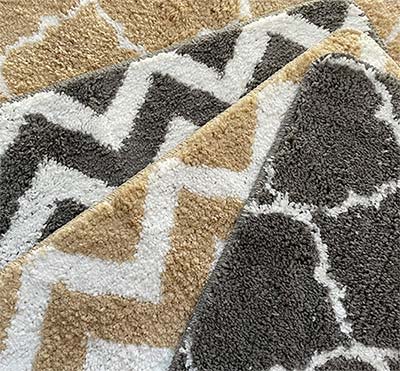 Alfombra De Baño Acrílica Estampada 40x60cm