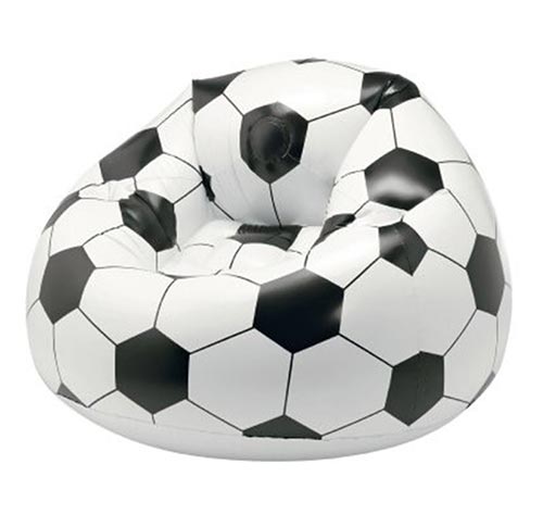Puff Inflable Pelota De Fútbol +6 Bestway 75010