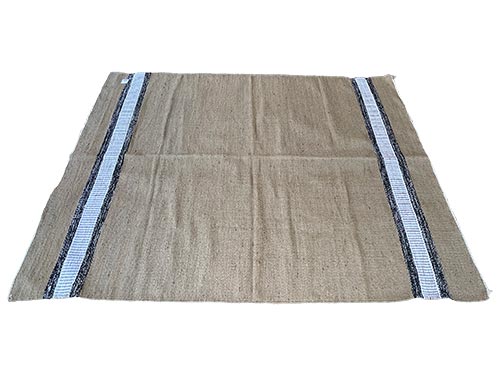 Alfombras Yute Y Algodón 150x200 Negro 4322