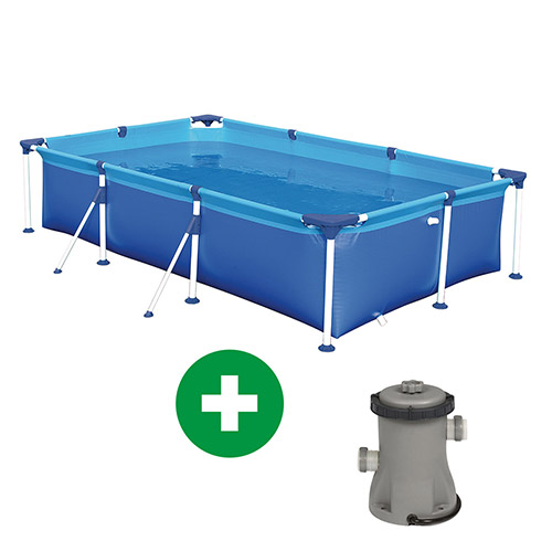 Combo Piscina Premium 2500lt Bomba 1249lt/h