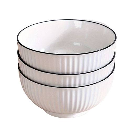 Bowl De Cerámica 15cm Rayado STB-6