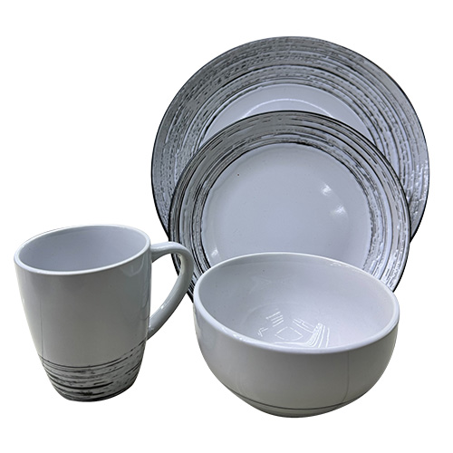 Juego De Vajilla 16 Piezas Pincelada