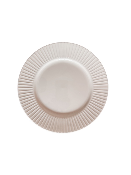 Plato Postre De Cerámica 20cm Rayado SW-8