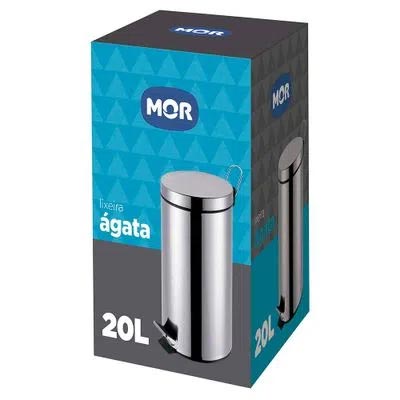 Papelera Línea Agata 20Lt. Mor