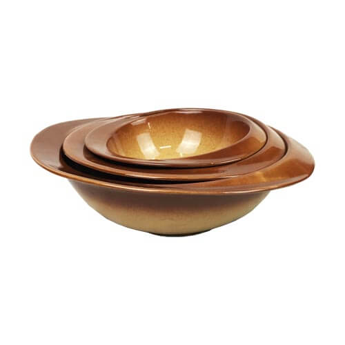 Copetineros De Cerámica Set 3 Bowls