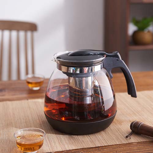 Tetera De Vidrio Con Difusor 1.5Lt