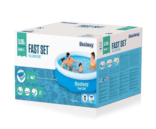 Piscina Gomón 3200Lt 305x066 Bestway