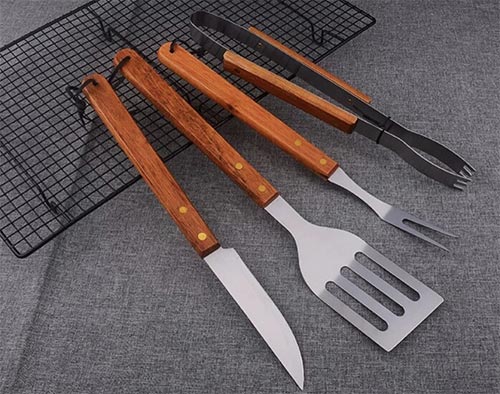 Set De Parrilla 4 Piezas BBQT4