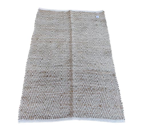 Alfombras De Yute Y Algodón 100x150 Natural 4101