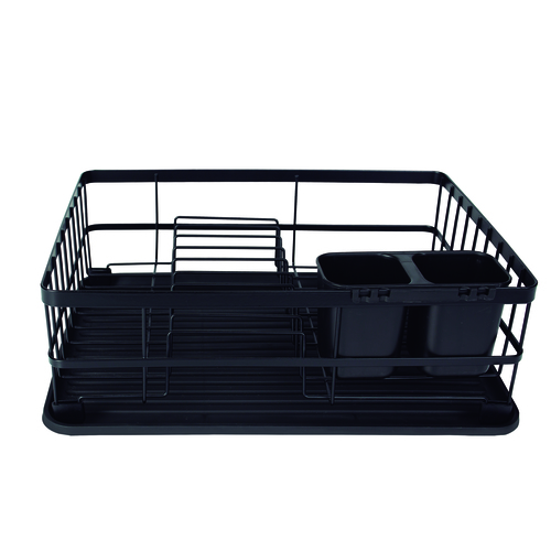 Escurridor De Vajilla Negro 9 Platos Mor 8248